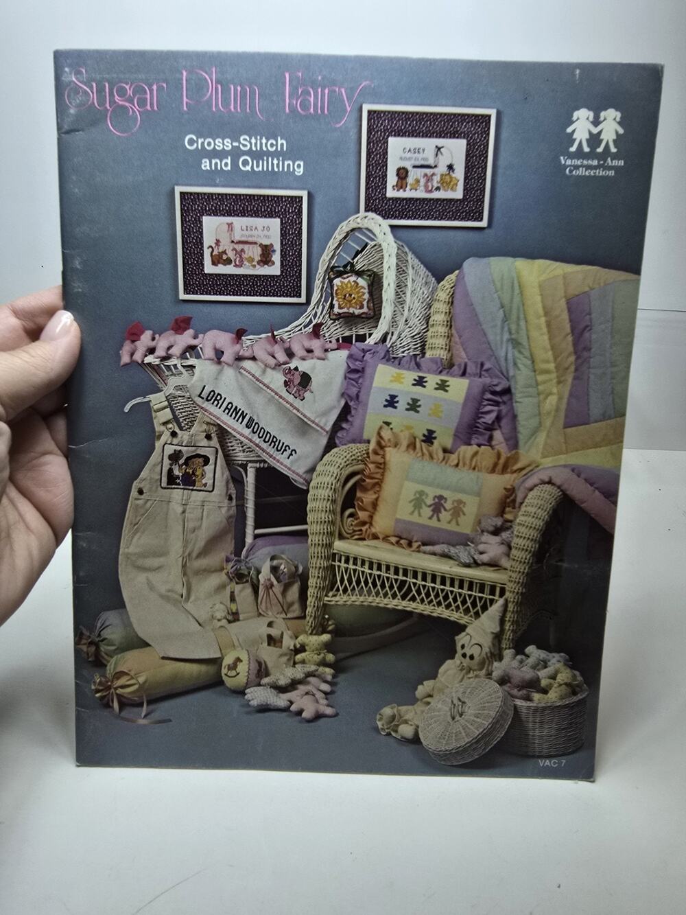 Vintage Cross Stitch and Quilting Patterns, Sugar Plum Fairy VAC 7, Vanessa Ann